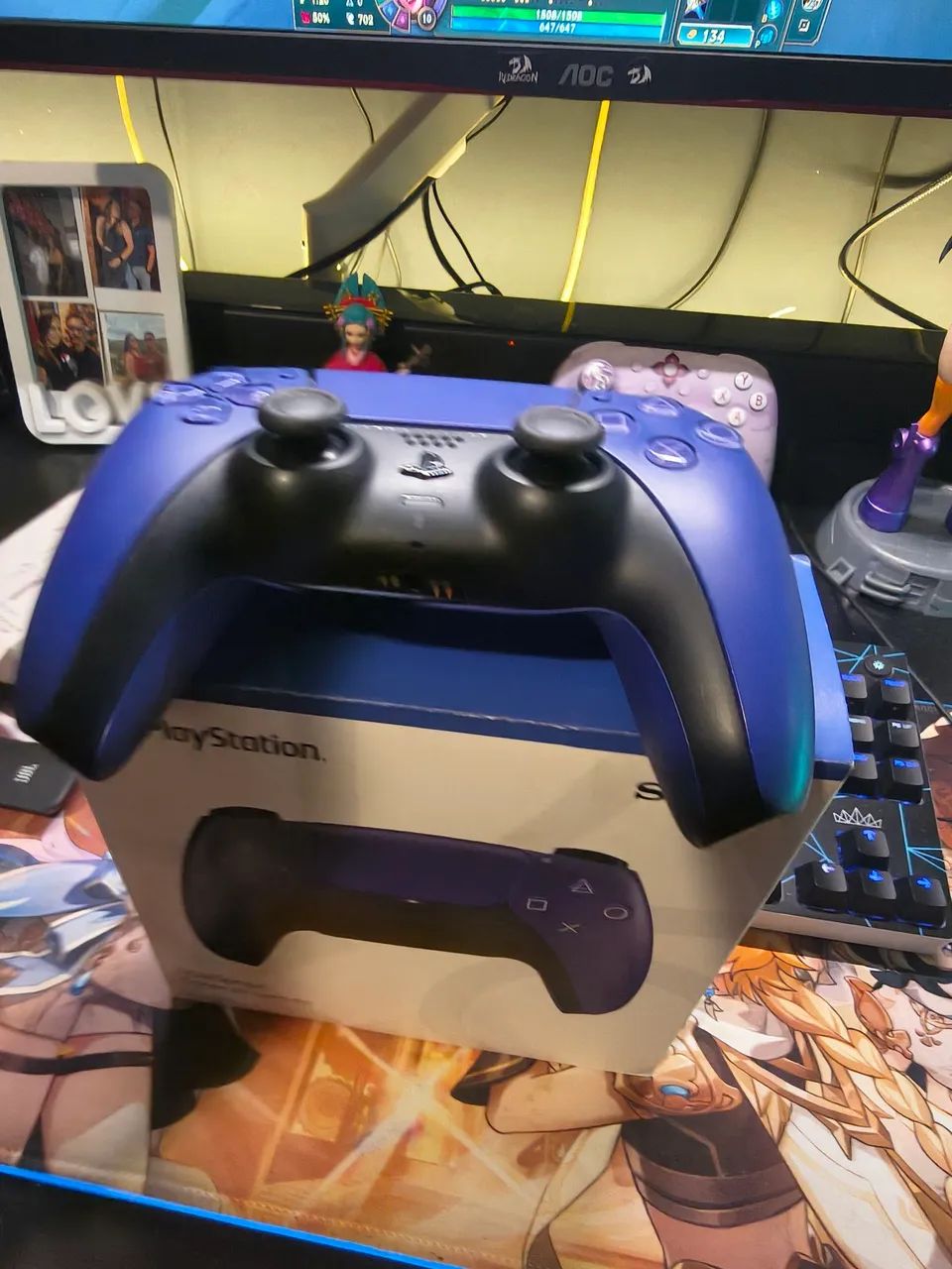 Controle Dualsense Roxo com Caixa - Foto 3