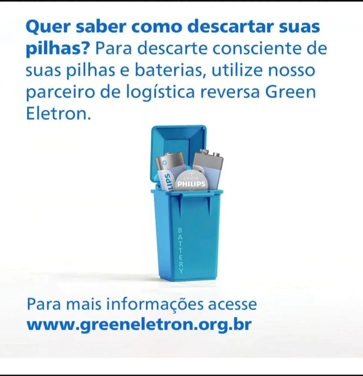 Pilha alcalina aaa Philips com 16 unidades - Foto 3