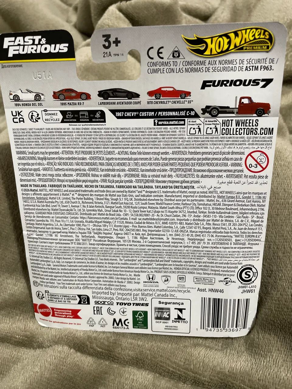 Hot Wheels 1967 Chevy Custom Velozes e Furiosos  - Foto 2