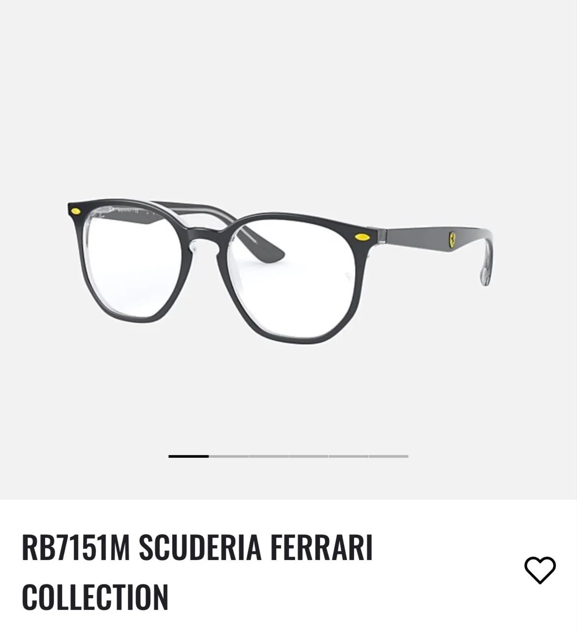 Armação Ray-Ban RB7151M Scuderia Ferrari Original 
