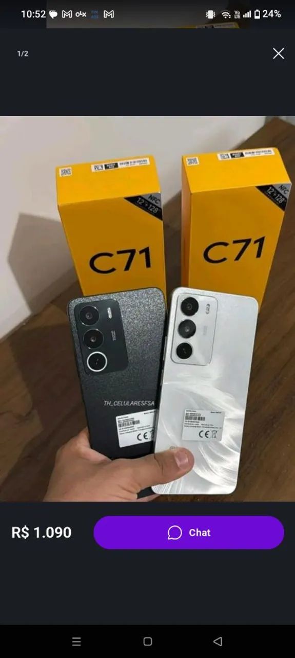 C71 256gb com NFC completo  - Foto 2