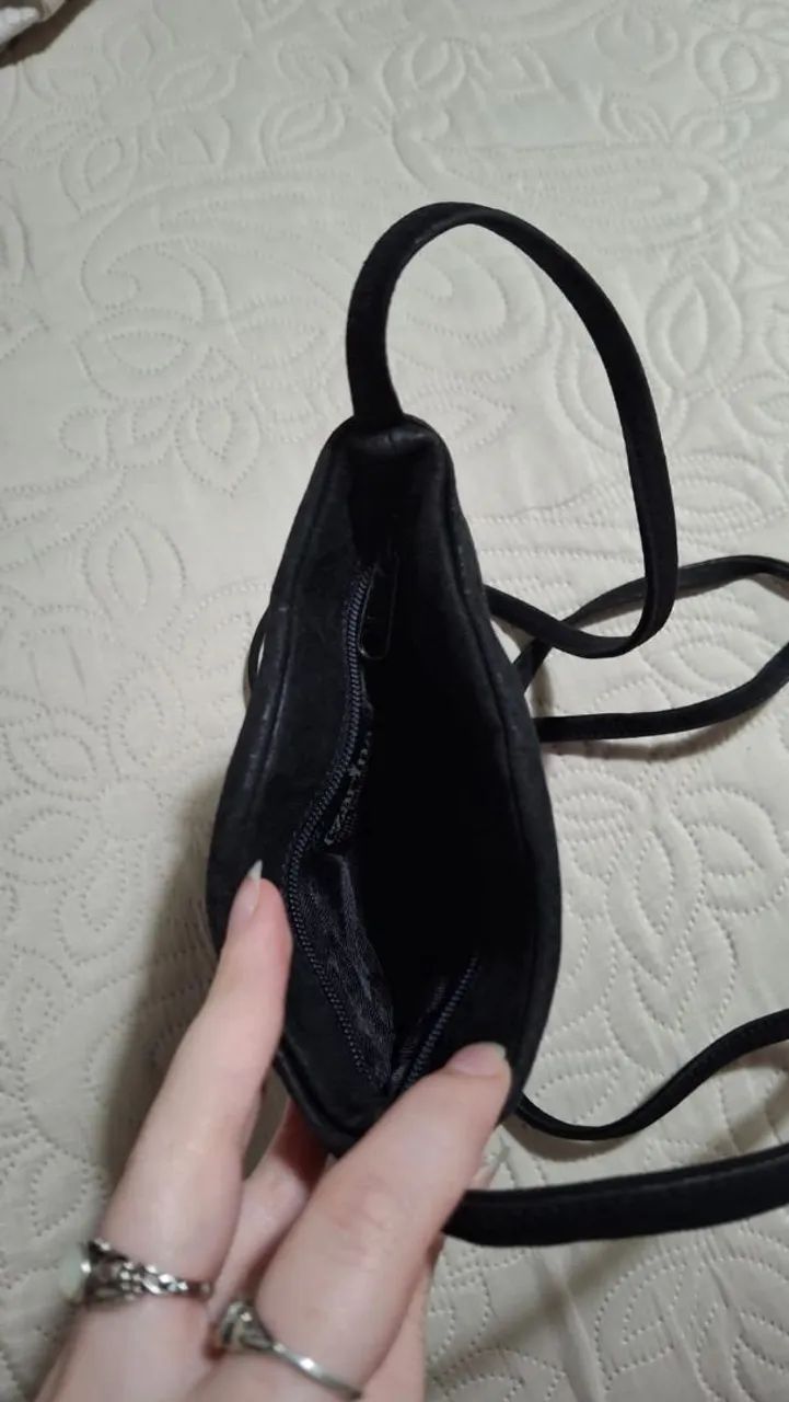 Bolsa preta vintage  - Foto 3