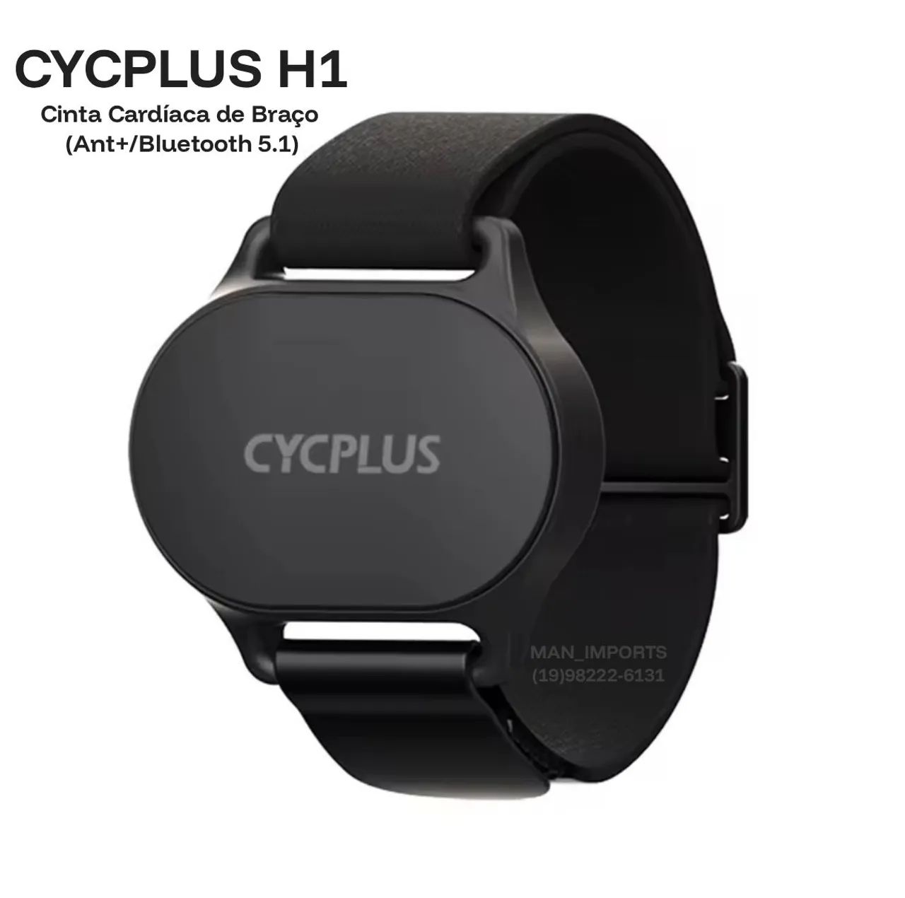 CYCPLUS H1 - Cinta Cardíaca de Braço (Ant+/Bluetooth 5.1)