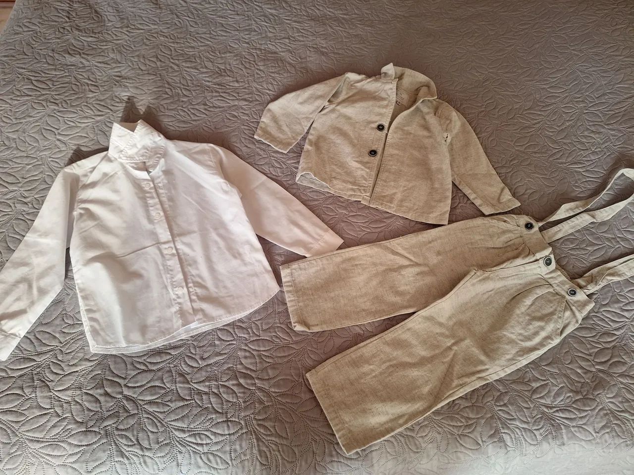 Conjunto batizado tamanho 3