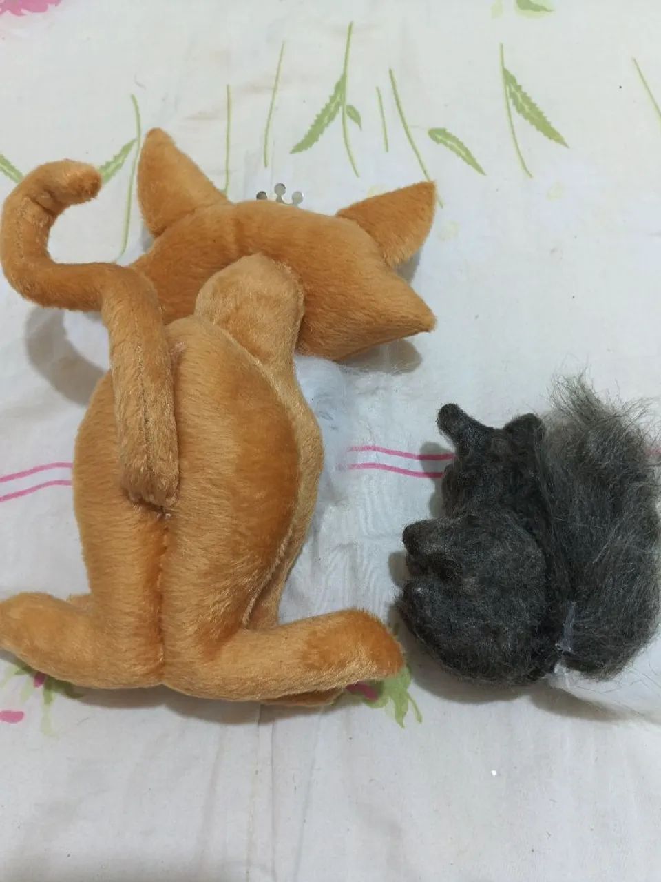 Gato e esquilo artesanal Feltro  - Foto 3