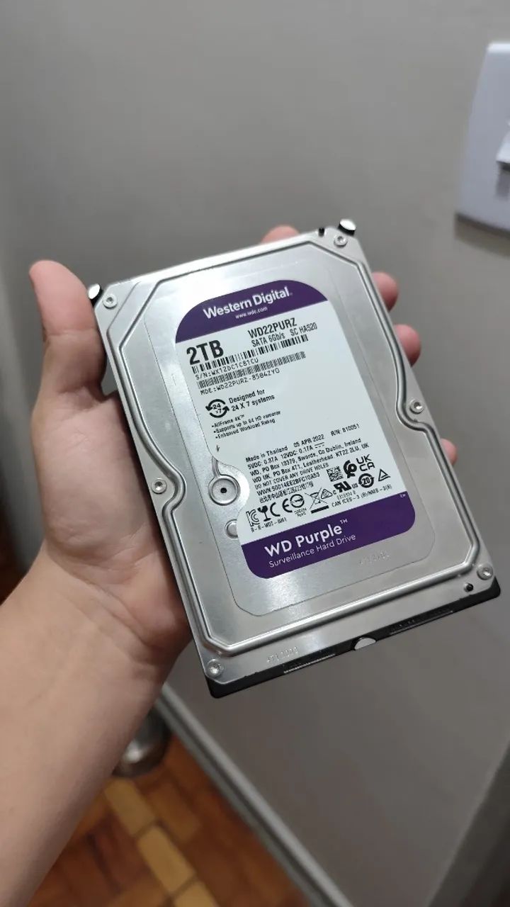 HD 2TB saudável 