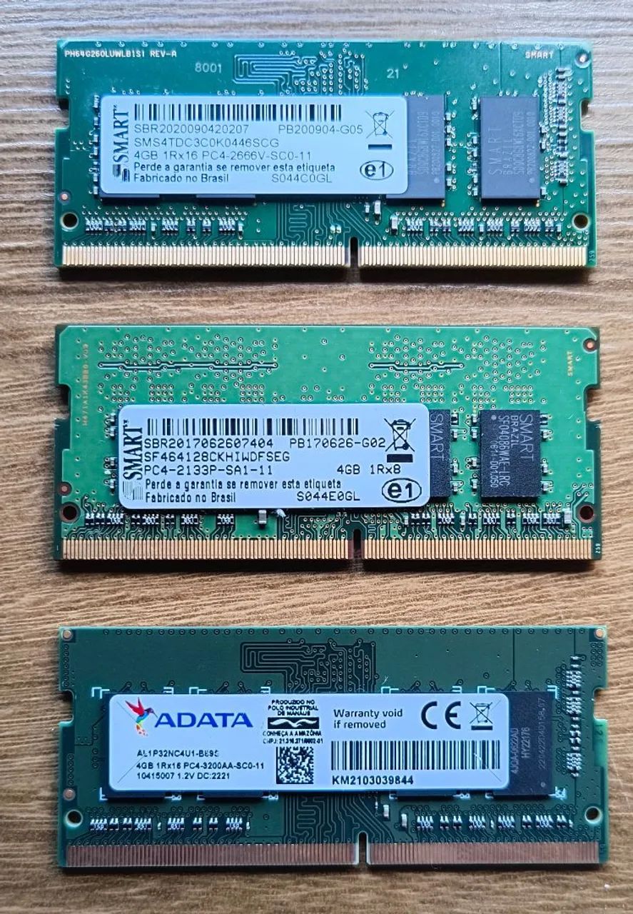 Memória 4gb DDR4 Notebook 