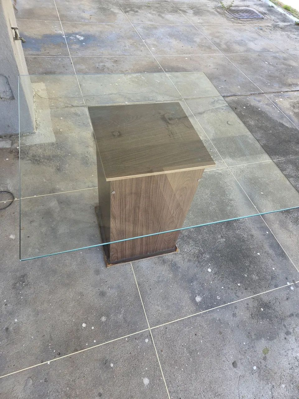 Mesa de vidro quadrada - Foto 3
