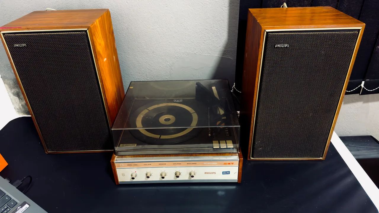 Som Vitrola Vinil - Philips 547 
