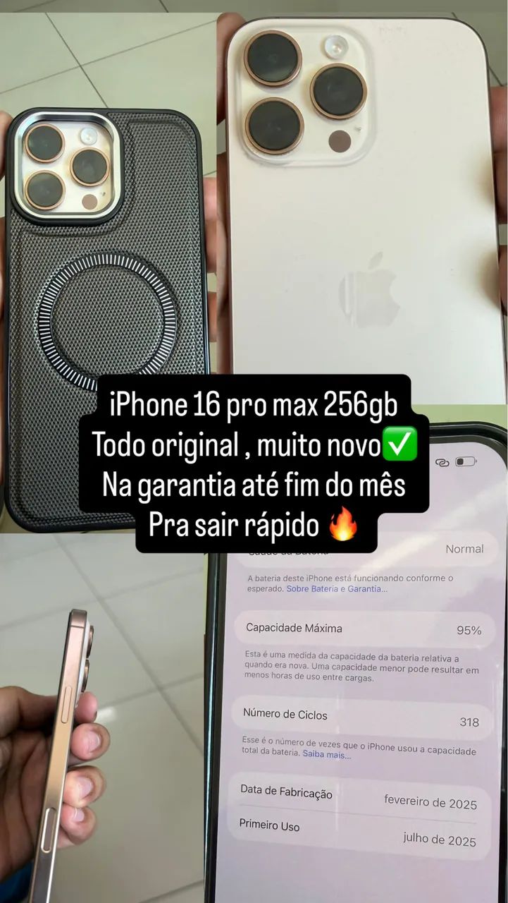 16 pro max 256gb zero - Foto 3