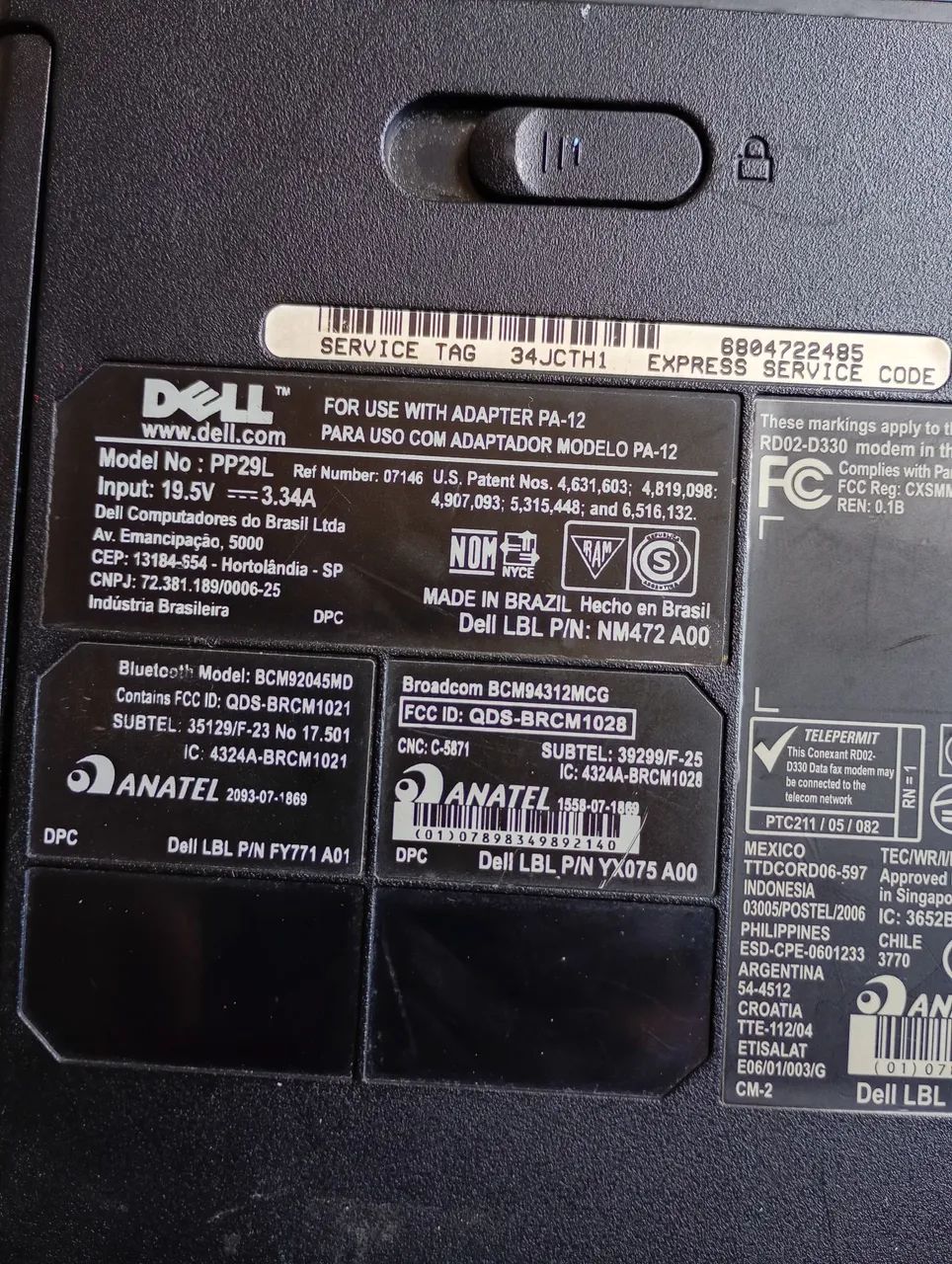 Notebook Dell PP29L  - Foto 3