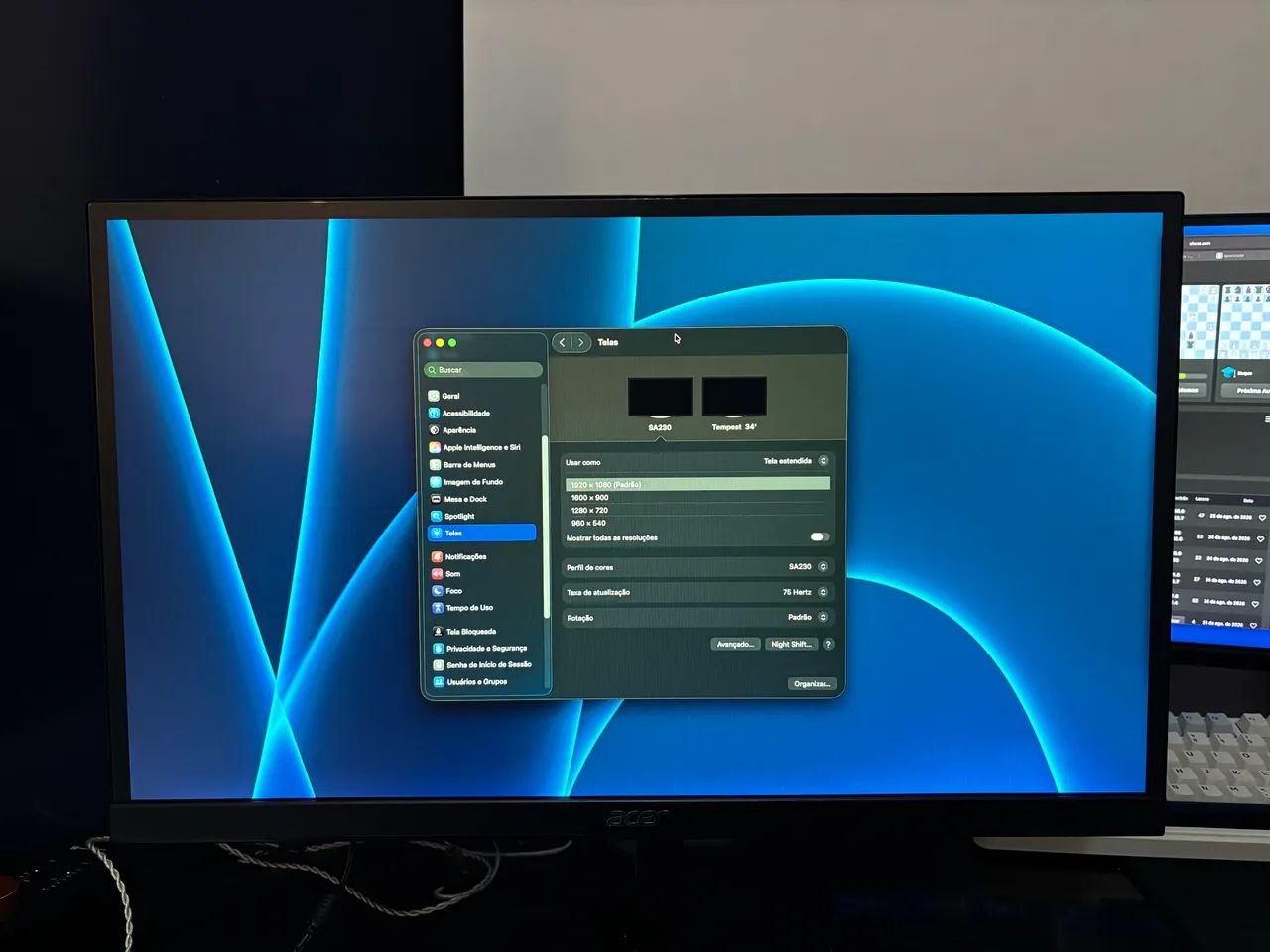 Monitor Acer 23 Polegadas SA230 | IPS 1MS 75hz - Foto 2