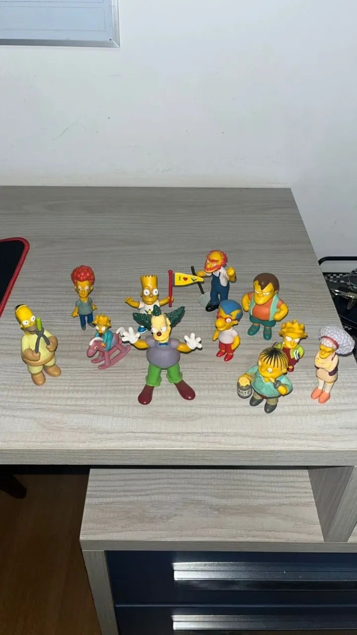 Conjunto 11 Miniaturas The Simpsons 
