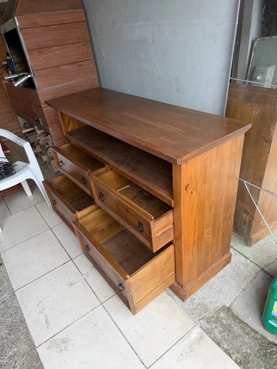 Cômoda 4 gavetas pinos - Foto 3