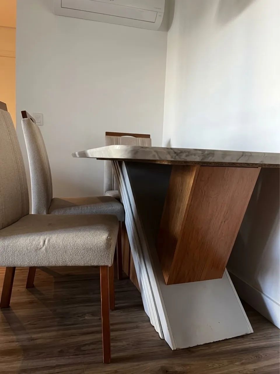 Conjunto mesa de jantar + 6 cadeiras  - Foto 3