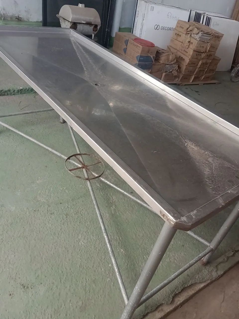 Mesa de inox 1.90x77x83 - Foto 4