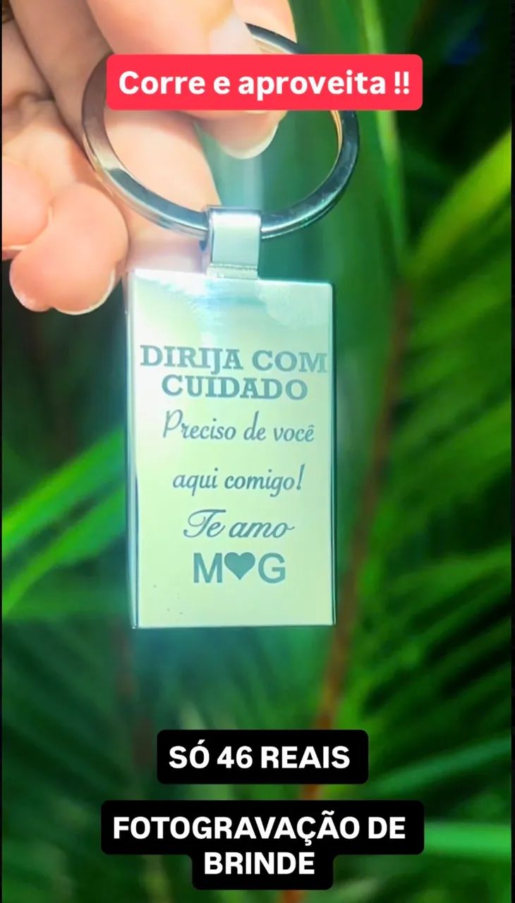 Chaveiro aço - FOTOGRAVAÇÃO DE BRINDE - Foto 5