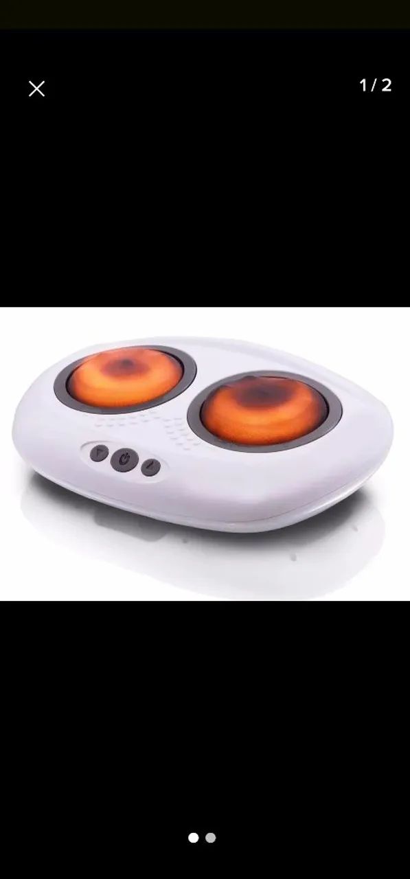 Massageador pés relax medic com aquecimento infravermelho  - Foto 2