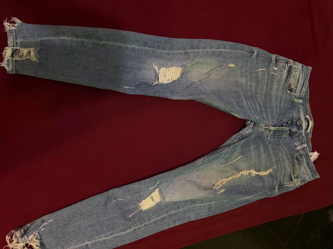 Calça Jeans Zara destroyed - Foto 5