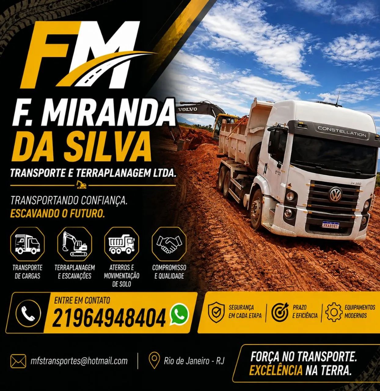 Serviço de transporte e terraplanagem  - Foto 2