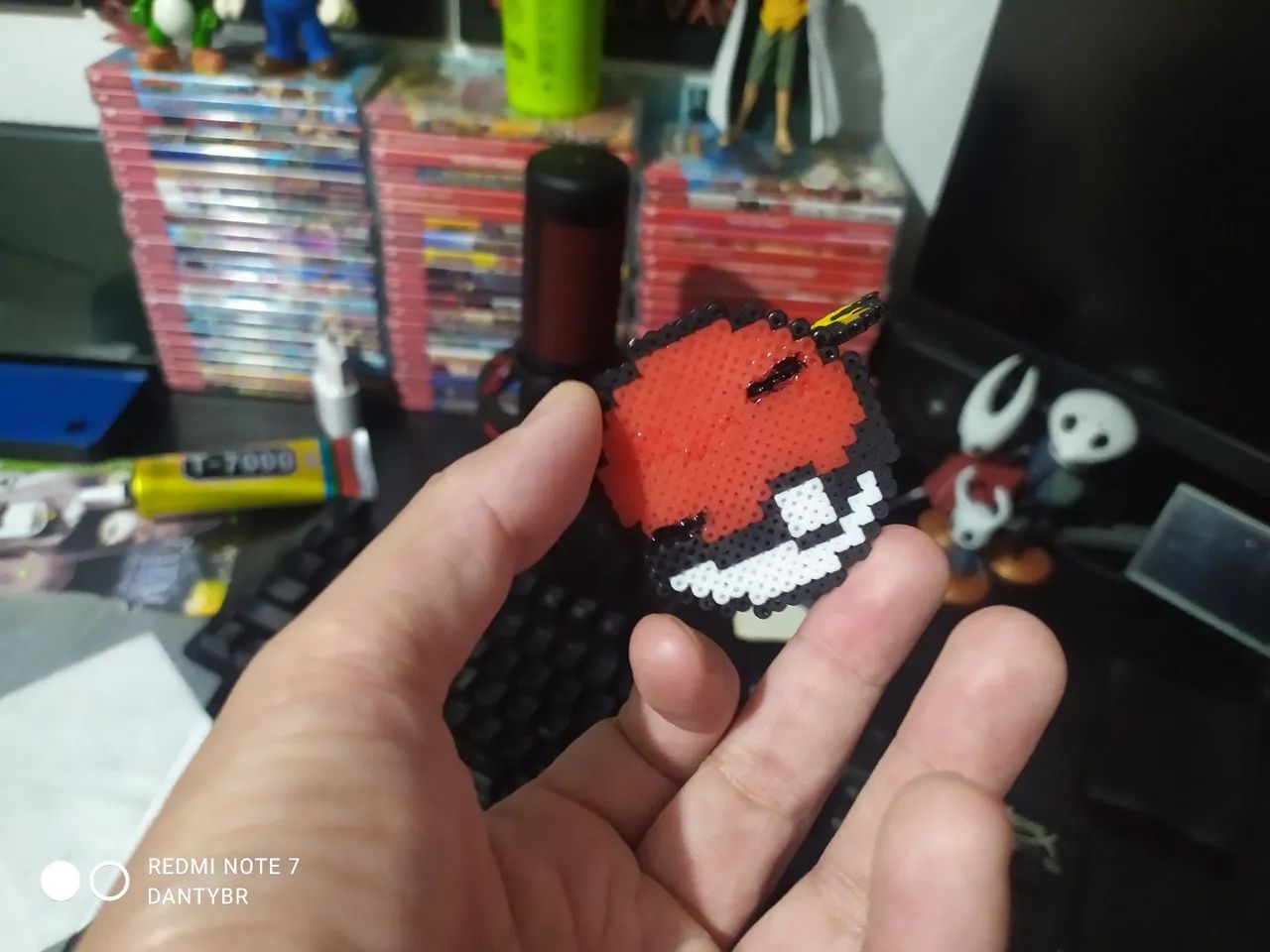 Pokémon - Ash e Pikachu - Personagem Perler Bead - Foto 3