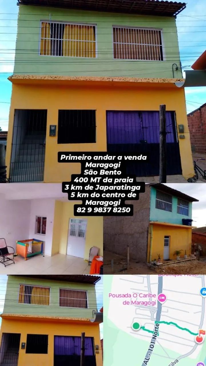 Vendo casa  em são bento Maragogi aceito carro na negociação primo para mora ou investir 