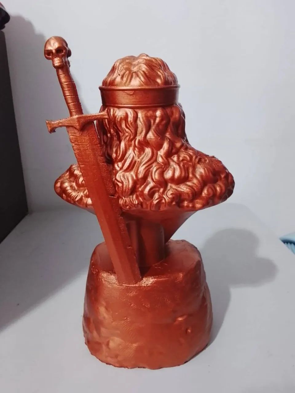 Bran Mak Morn de Robert E Howard busto feito por encomenda - Foto 4