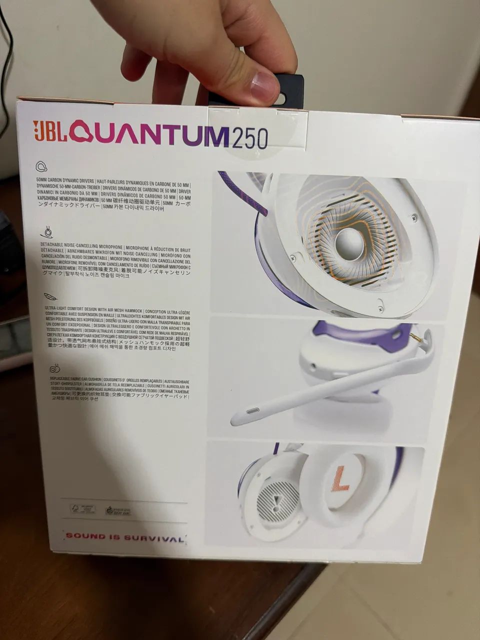 Fone JBL Quantum 250- NOVO LACRADO - Foto 2
