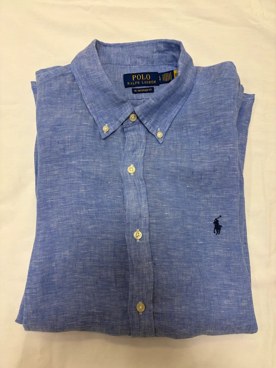 Camisa de Linho Ralph Lauren Nova - Foto 5