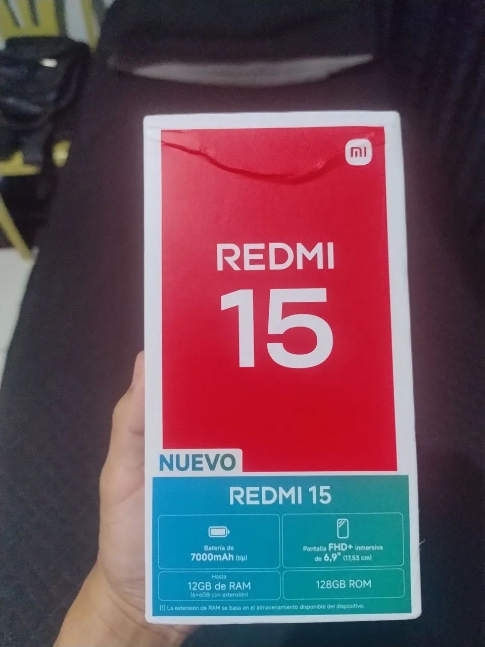 Xiaomi redmi 15 preto 