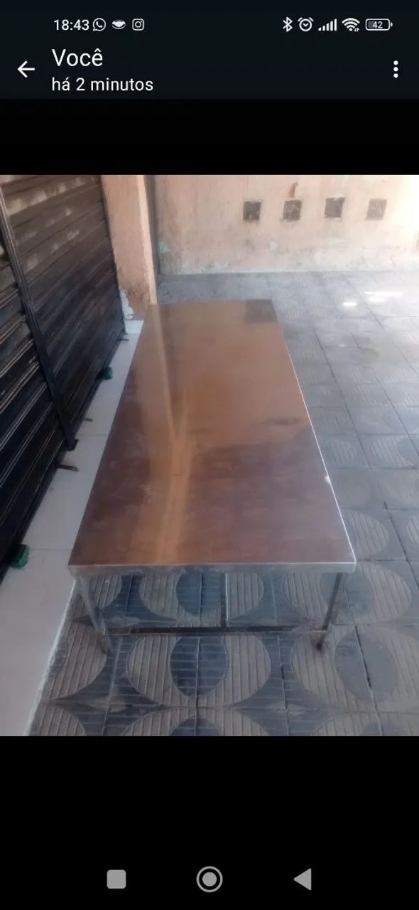 Mesa de aço inox  - Foto 3