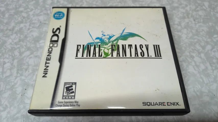 Final Fantasy III 3 - Nintendo DS - Original - Completo.