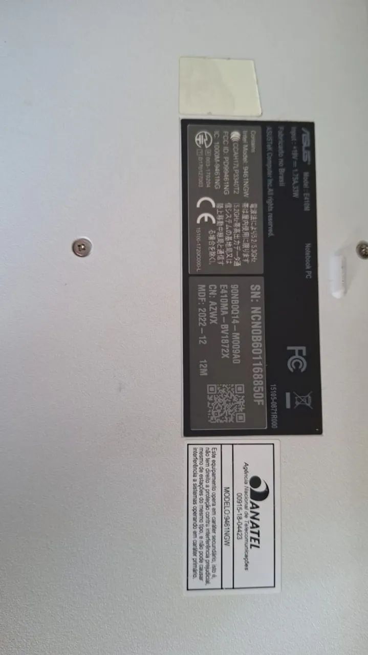 NOTEBOOK ASUS E410M 128gb SSD 4gb ram - Foto 2
