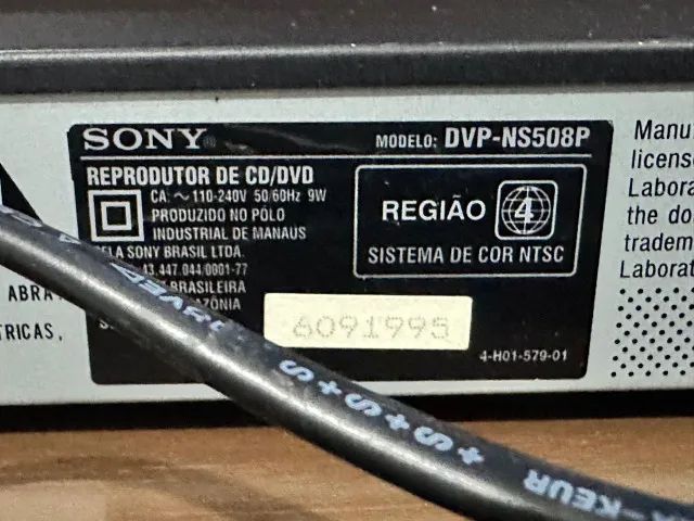 Aparelho De DVD E CD Sony DVP-NS508P Original - Funcionando Perfeitamente - Foto 5