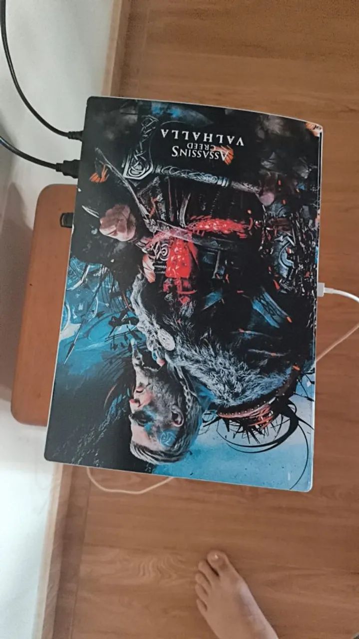 Ps5 com SSD e 3 controles 