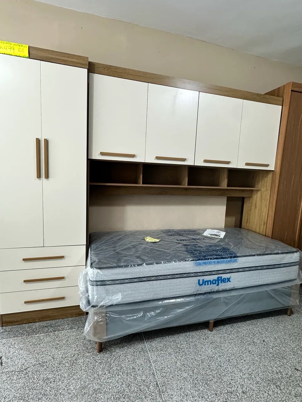 Guarda roupa com ponte de solteiro 