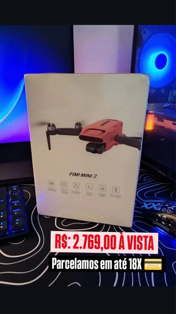 Drone Fimi Mini 3 (Novos/Lacrados) Pronta Entrega 