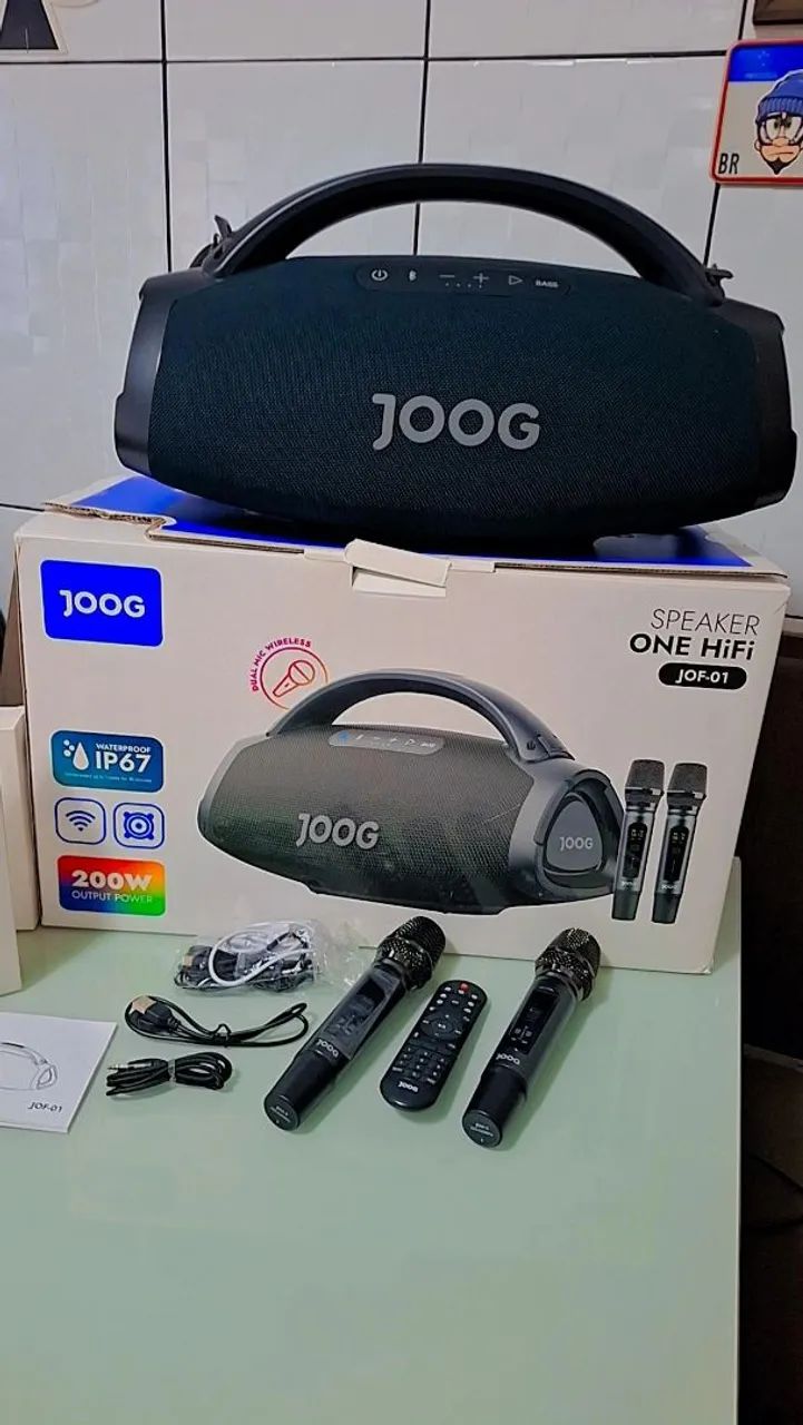 Caixa Bluetooth JOOG ONE hi-fi 200W - Foto 5