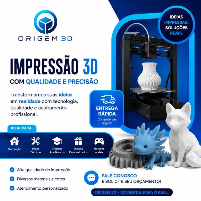 Impressão 3D em São Luís/MA | Peças Personalizadas
