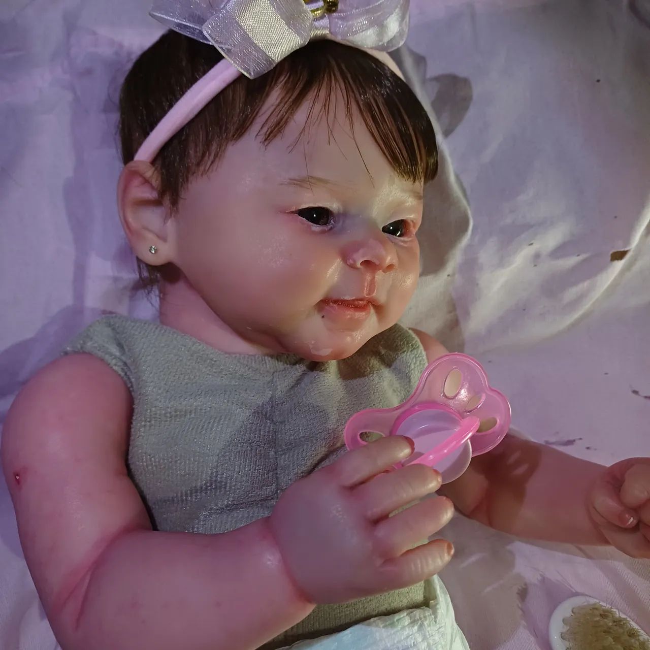 bebê reborn com acessórios (tem conversa no valor) - Foto 5