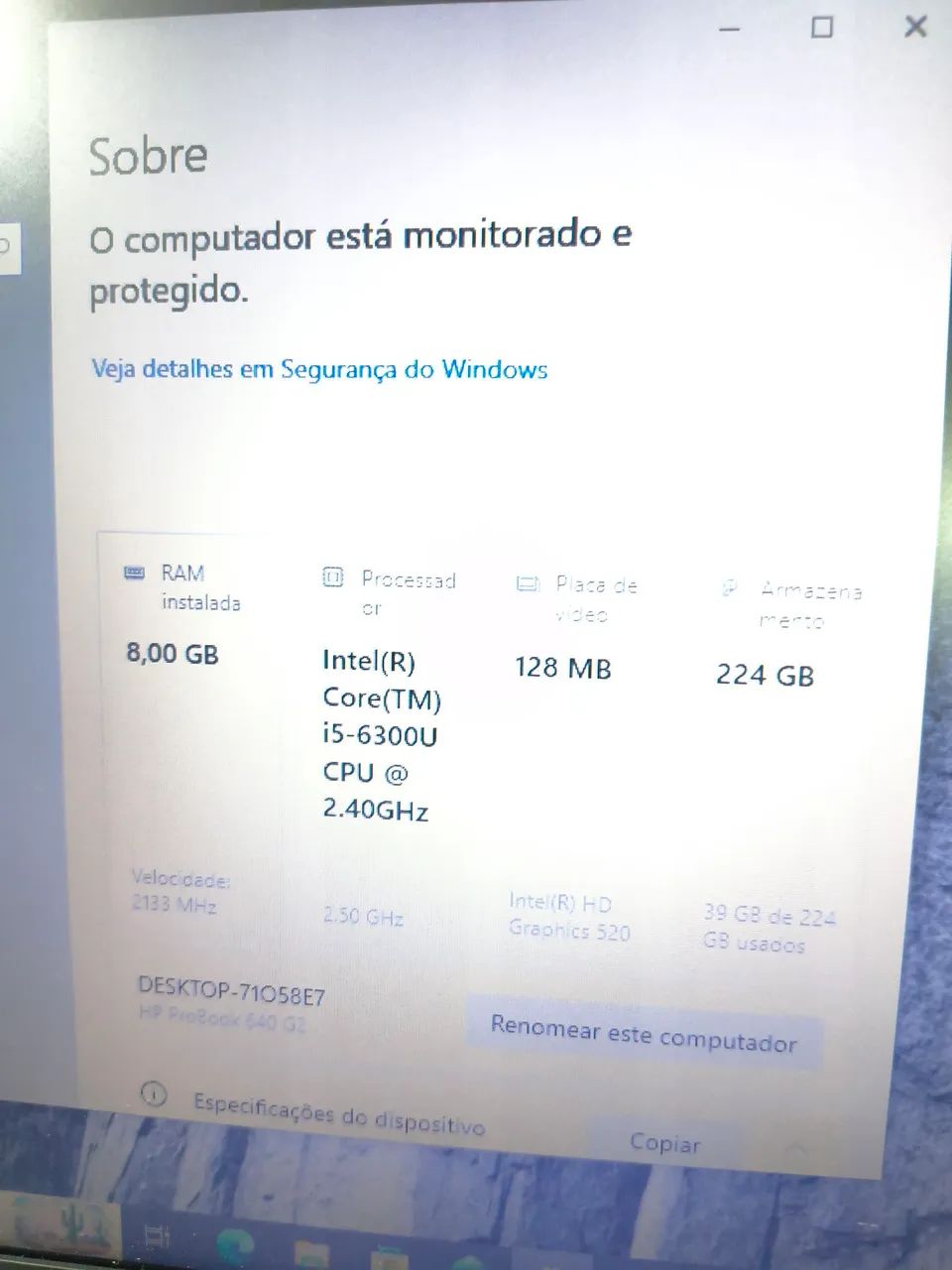 Notebook Hp G2 i5 6°Th  - Foto 5