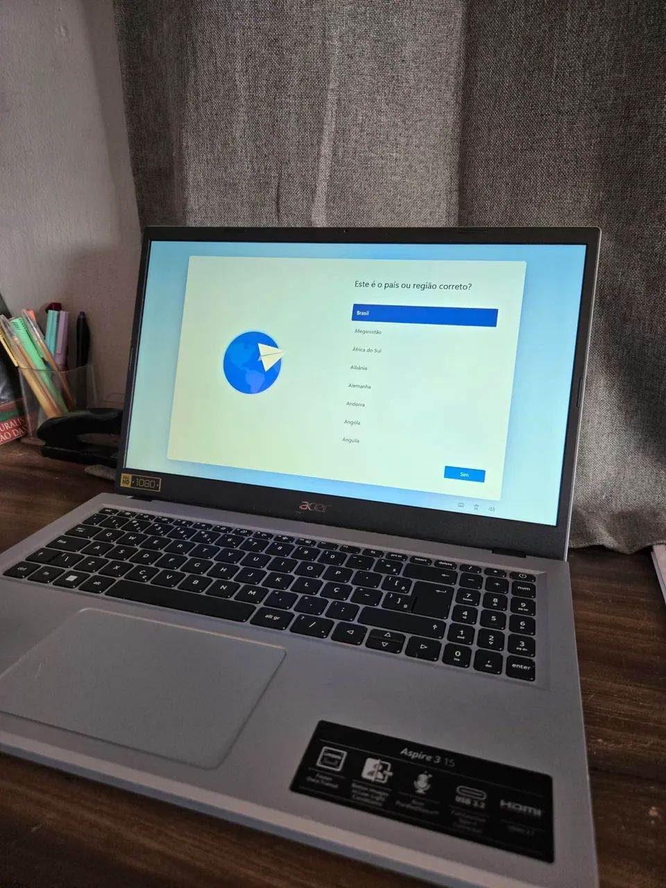 Notebook Acer Aspire 3