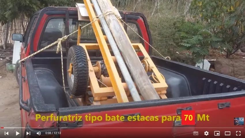 Perfuratriz Bate Estaca para Poço Semi Artesiano até 70 metros. - Foto 2
