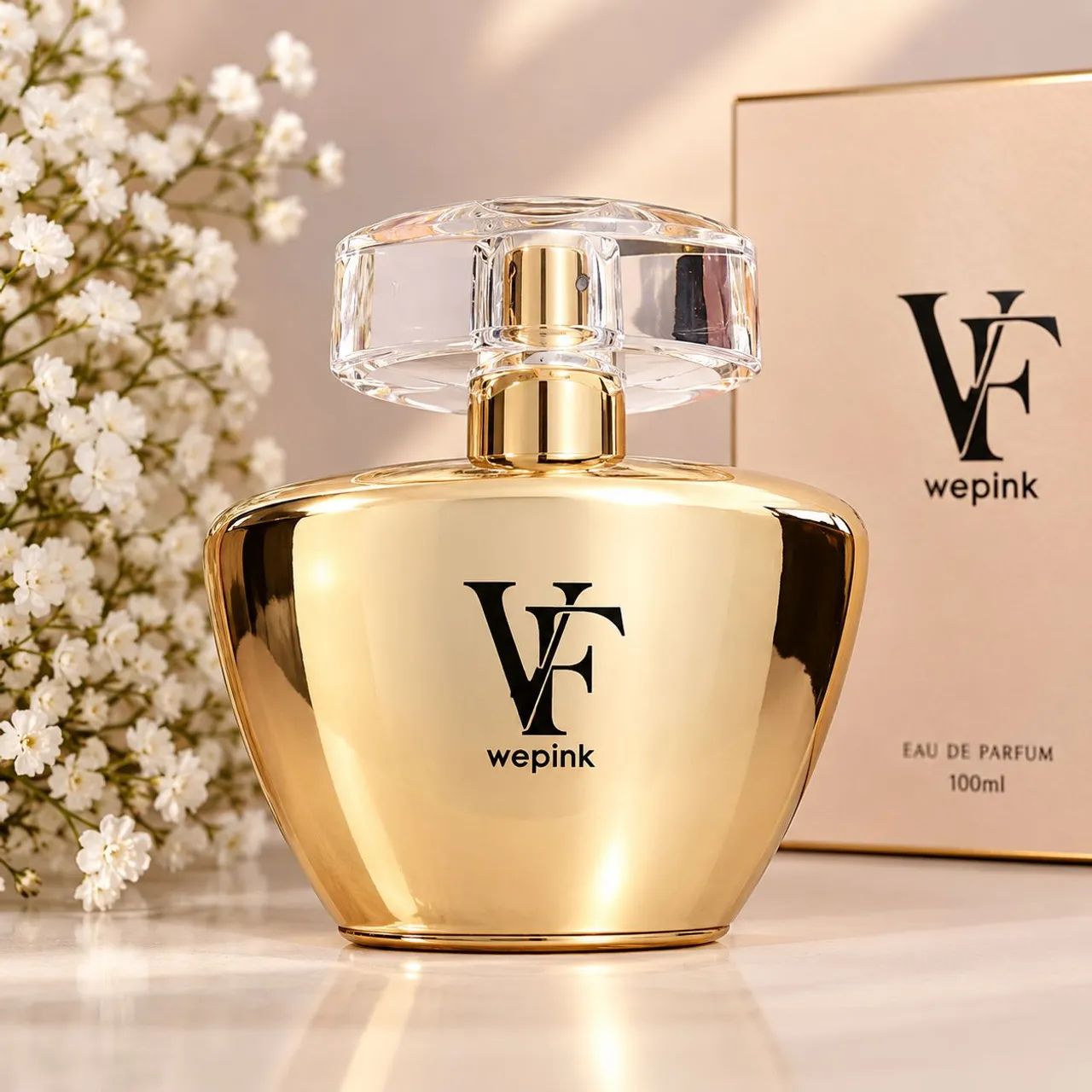 Perfume VF GOLDEN quase cheio 