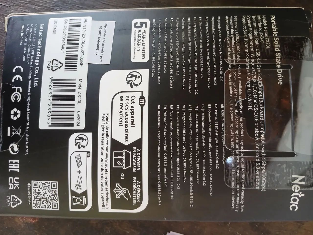 SSD EXTERNO 2TB( NOVO)65082229108099121