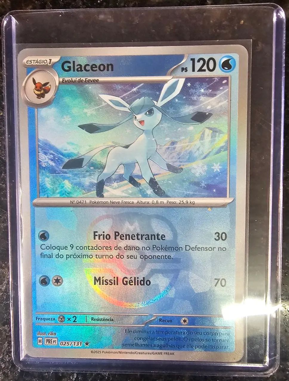 Cartas Pokémon Espeon e Glaceon MasterBall Primastic, (Nm) Vendo separadas - Foto 2