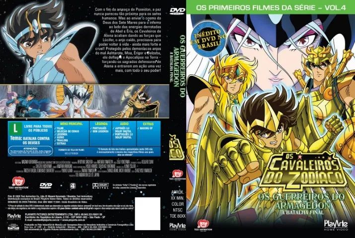 Dvd Os Cavaleiros Do Zodíaco - Foto 2