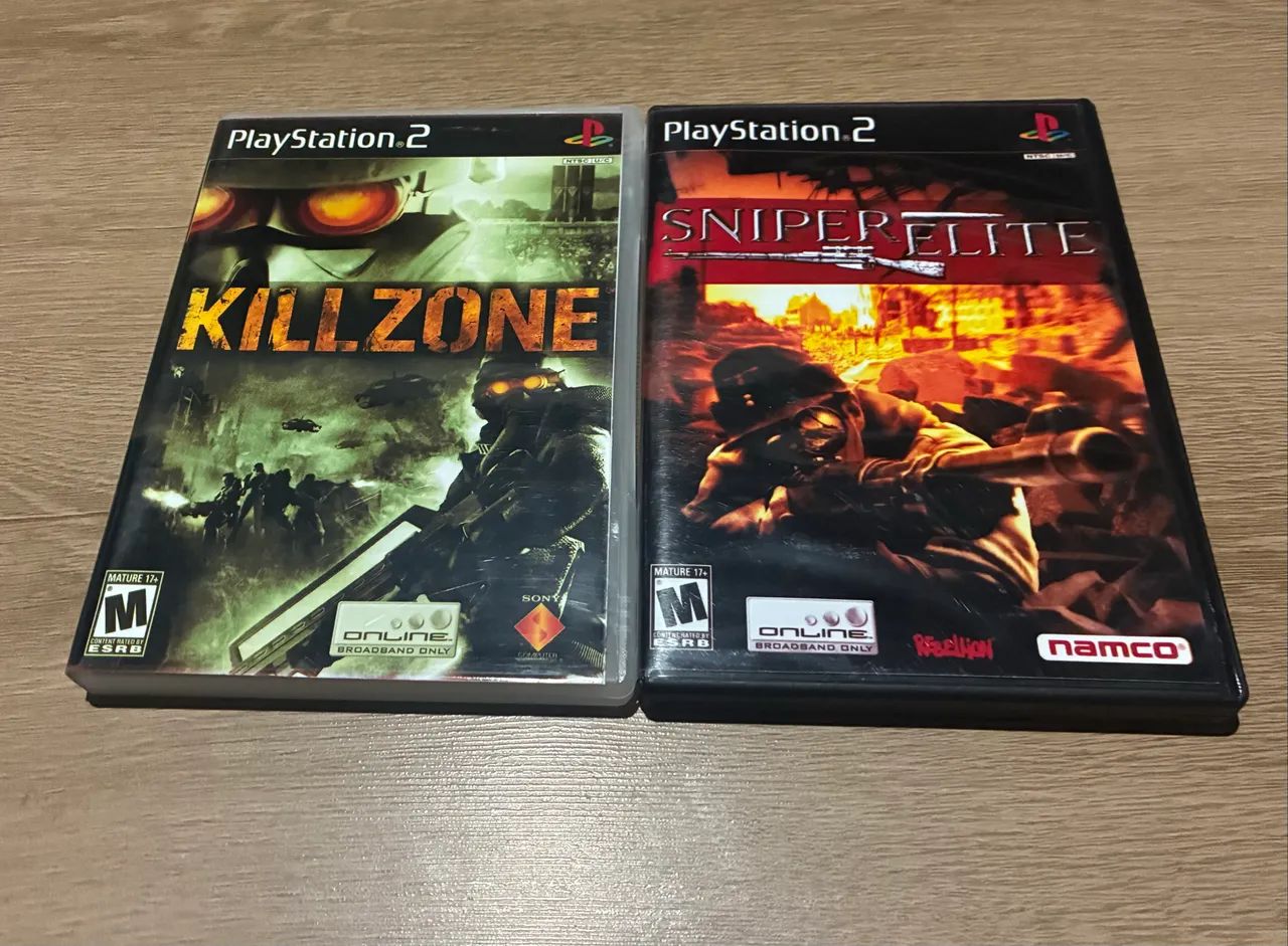 Killzone 2 e sniper elite PS2 - Não originais - Jogos de Vídeo