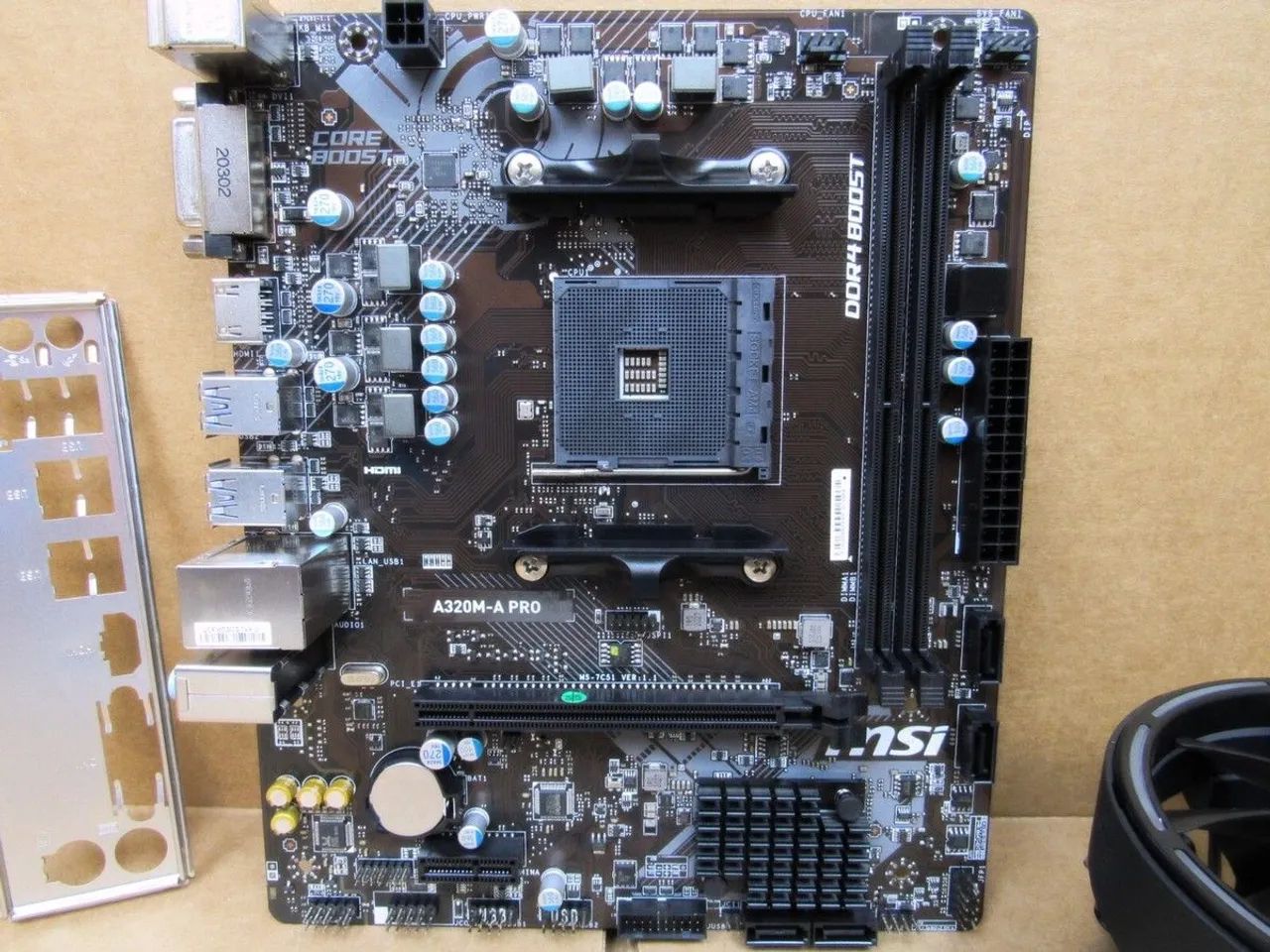 Placa mãe A320 MSI - Nova - Foto 2