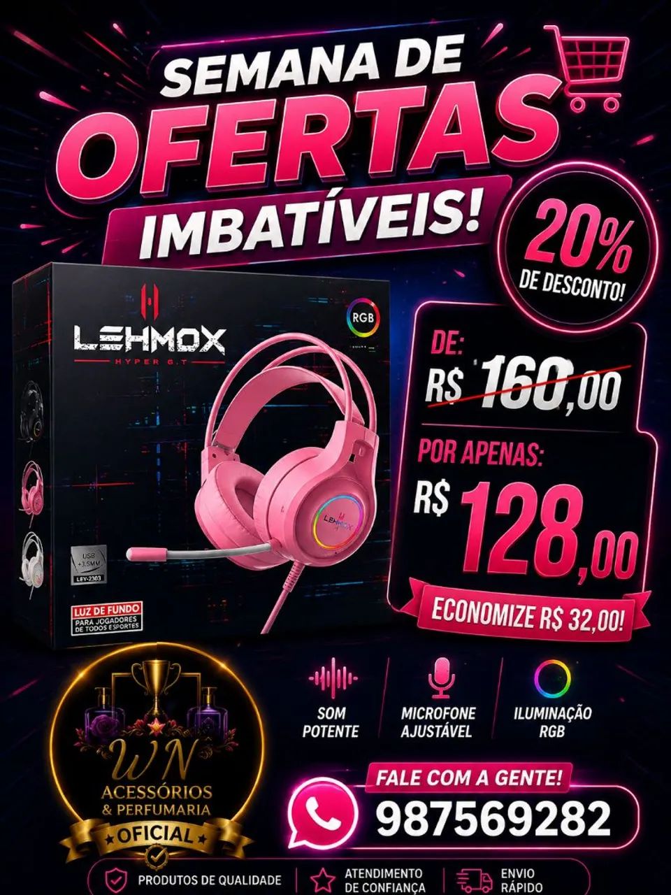 Fones headset bluetooth várias versões 